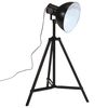 vidaXL Podlahov&aacute; lampa 25 W čierna 61x61x90/150 cm E27