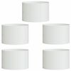 vidaXL Kr&uacute;žok na kvetin&aacute;če 5 pcs Biela 30 x 30 x 20 cm