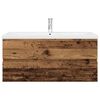 VidaXL drezová skrinka so vstavaným umývadlom a batériou Old Wood