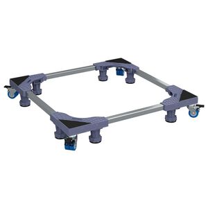 vidaXL Podstavec pod pr&aacute;čku Siv&aacute; 66 x 66 x 12 cm Nerezov&aacute; oceľ