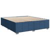 vidaXL Boxspring posteľ s matracom modr&aacute; 200x200 cm l&aacute;tka
