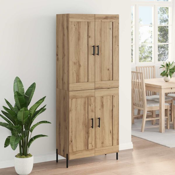 vidaXL Highboard 2 pcs Remeseln&yacute; dub Kompozitn&eacute; drevo