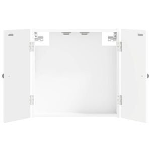 vidaXL Skriňa na terč EDE Biela 52,5 x 10,5 x 53,5 cm Kompozitn&eacute; drevo