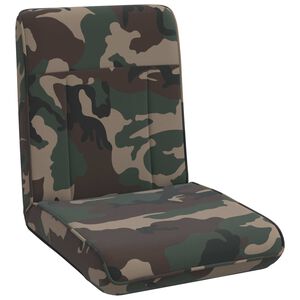 vidaXL Nastaviteľn&eacute; podlahov&eacute; kreslo Arm&aacute;dna zelen&aacute; L&aacute;tka