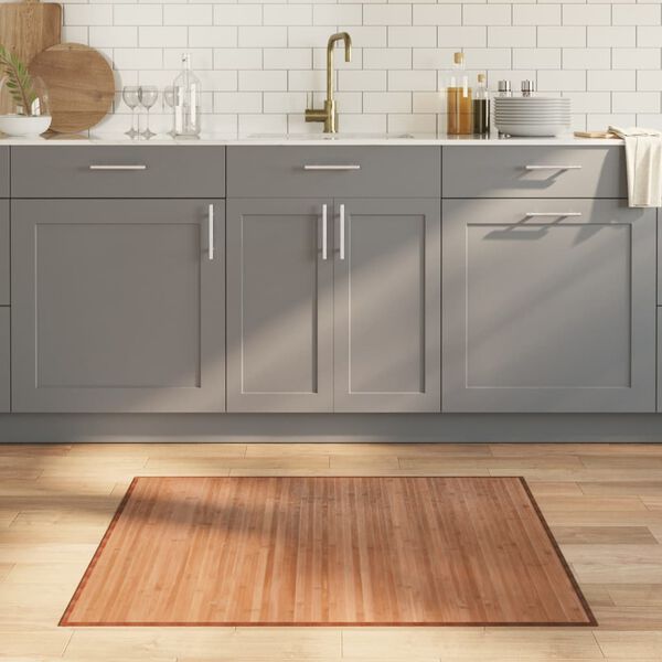 vidaXL Koberec obdĺžnikový prírodný 80x100 cm bambus