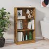 vidaXL Knižnica dymov&yacute; dub 60x24x109 cm spracovan&eacute; drevo