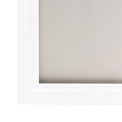 vidaXL Fotorámiky na stenu alebo stôl 3 ks biele 59,4x84 cm MDF