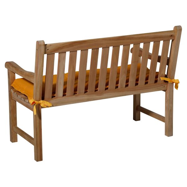 Madison Podložka na lavičku Panama 150x48 cm zlat&aacute; žiariv&aacute;