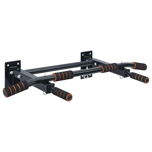 VidaXL Hrazda Čierna a červená 92 x 51 x 18 cm Povrchovo upravená oceľ