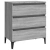 vidaXL Komoda siv&yacute; dub sonoma 60x35x69 cm spracovan&eacute; drevo