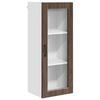 vidaXL N&aacute;stenn&yacute; sklenen&yacute; kabinet PORTO Hned&yacute; dub 40 x 31 x 100 cm