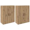 vidaXL N&aacute;stenn&aacute; skrinka N&aacute;stenn&yacute; 2 pcs Remeseln&yacute; dub 69,5 x 34 x 90 cm