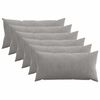vidaXL Poťah na podložku 6 pcs HEERLEN Svetlosiv&aacute; 40 x 80 cm man&scaron;estr
