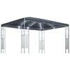 vidaXL Alt&aacute;nok s LED reťazou 400x300 cm, antracitov&yacute;
