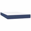 vidaXL Boxspring posteľ s matracom modr&aacute; 120x200 cm l&aacute;tka