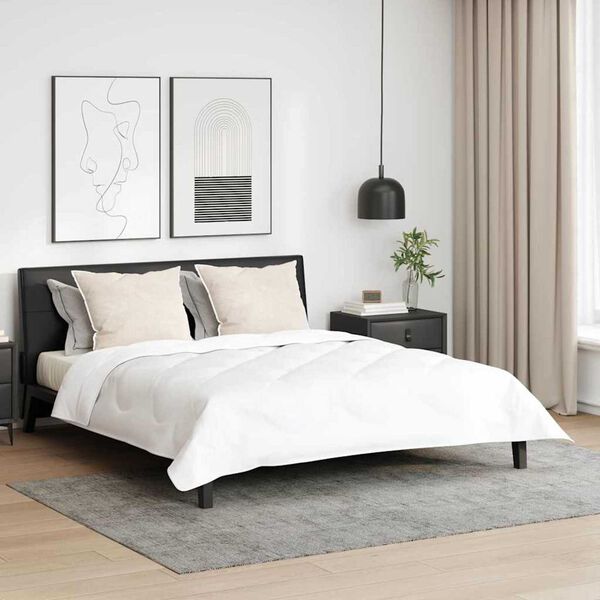 vidaXL Vankúše s vankúšom Biela 85gsm 100% polyester