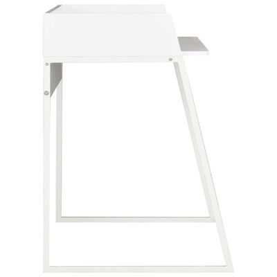 vidaXL Stôl biely 90x60x88 cm