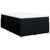 vidaXL Boxspring posteľ s matracom čierna 120x190 cm l&aacute;tka