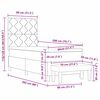 vidaXL Posteľ s pružinov&yacute;m r&aacute;mom Svetlosiv&aacute; 80 x 200 cm l&aacute;tka