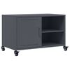 vidaXL TV skrinka antracitov&aacute; 68x39x43,5 cm oceľ