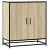 vidaXL Komoda dub sonoma 68x35x76 cm kompozitn&eacute; drevo a kov