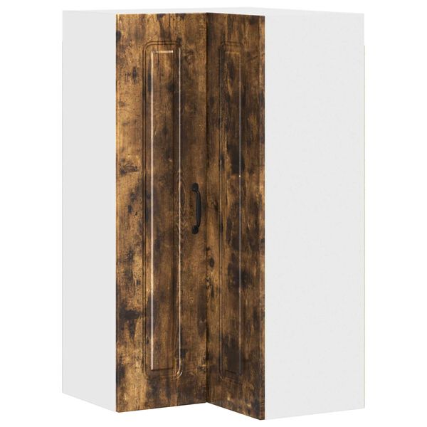 vidaXL Kuchynsk&aacute; skriňa s &uacute;ložiskom Kalmar Dymov&aacute; dub 57 x 57 x 100 cm