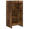 vidaXL Serv&iacute;rovacia skriňa Dymov&yacute; dub 40 x 36 x 80 cm Kompozitn&eacute; drevo