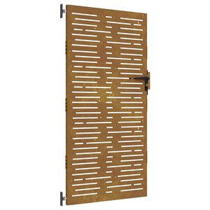 vidaXL Z&aacute;hradn&aacute; br&aacute;na 85x200 cm, corten oceľ, &scaron;tvorcov&yacute; dizajn