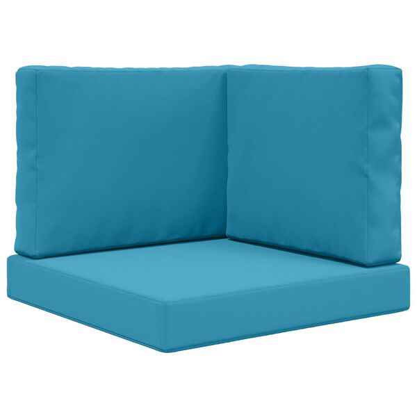 vidaXL Vank&uacute;&scaron; na vonkaj&scaron;iu pohovku 3 pcs Kr&aacute;lovsk&aacute; modr&aacute; Polyester