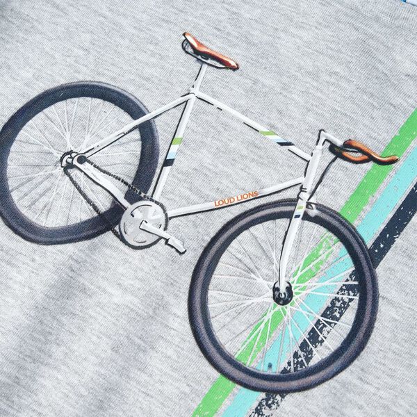 Detsk&eacute; tričko s kr&aacute;tkym ruk&aacute;vom siv&eacute; 116