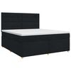 vidaXL Posteľ boxspring s matracom Čierna 140 x 200 cm L&aacute;tka