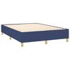 vidaXL Boxspring posteľ s matracom modr&yacute; 140x190 cm l&aacute;tka
