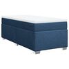 vidaXL Boxspring posteľ s matracom modrá 100x200 cm látka