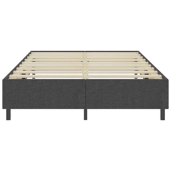 vidaXL R&aacute;m na boxspring posteľ, siv&yacute;, l&aacute;tka 160x200 cm