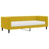 vidaXL Denn&aacute; posteľ s matracom žlt&aacute; 80x200 cm zamat