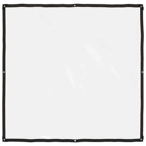 vidaXL Priehľadn&aacute; plachta s očkami 2x2 m polyetyl&eacute;nov&aacute;