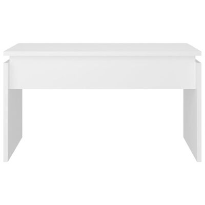vidaXL Konferenčný stolík biely 68x50x38 cm drevotrieska