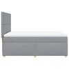 vidaXL Boxspring posteľ s matracom svetlosiv&aacute; 100x200 cm l&aacute;tka