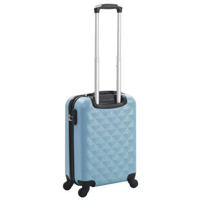 vidaXL Cestovný kufor s tvrdým krytom modrý ABS