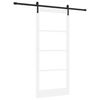 vidaXL Posuvn&eacute; dvere ORKDAL Biela a čierna 93 x 211 cm