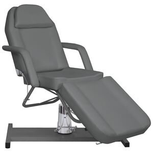 vidaXL Mas&aacute;žny st&ocirc;l, siv&yacute; 180x62x(87-112) cm
