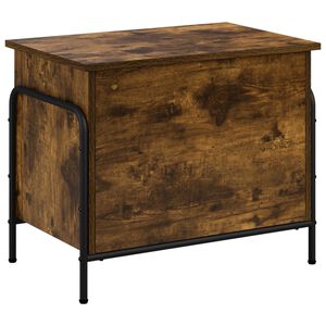 vidaXL &Uacute;ložn&aacute; krabica Dymov&yacute; dub 80 x 40 x 49,5 cm Kompozitn&eacute; drevo