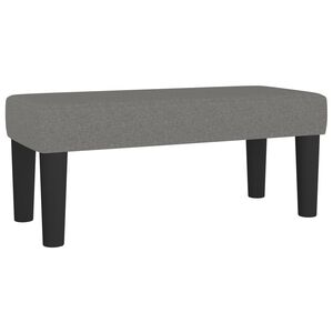 vidaXL Lavička tmavosiv&aacute; 70x30x30 cm l&aacute;tka