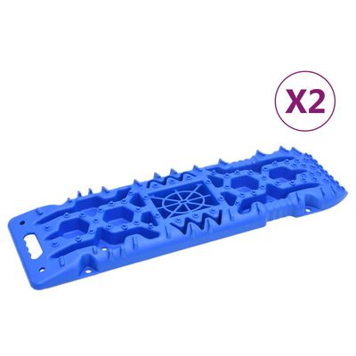 vidaXL Trakčné dosky 2 ks modré 107x31x7 cm nylon