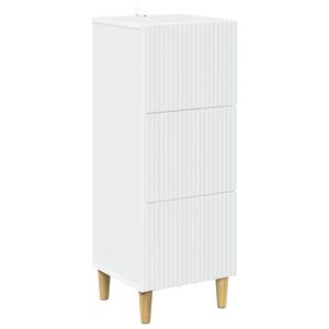 vidaXL Z&aacute;suvkov&yacute; kabinet Biela 33 x 34,5 x 90 cm Kompozitn&eacute; drevo