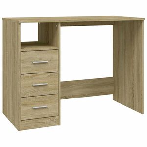 vidaXL Stol&iacute;k so z&aacute;suvkami dub sonoma 102x50x76 cm spracovan&eacute; drevo