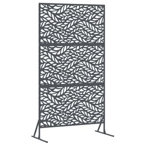 vidaXL Z&aacute;ves na zabezpečenie s&uacute;kromia Antracit 100 x 50 x 180 cm Oceľ