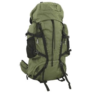 vidaXL Turistick&yacute; batoh vojensk&aacute; zelen&aacute; 60 l oxfordsk&aacute; l&aacute;tka
