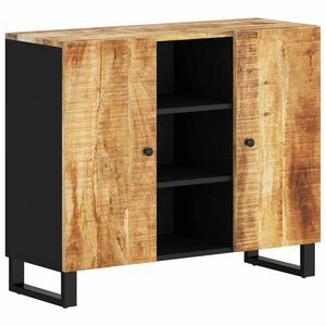 vidaXL Komoda s 2 dvierkami 90x33x75 cm mas&iacute;vny mangovn&iacute;k