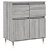 vidaXL Komoda siv&yacute; dub sonoma 60x35x70 cm spracovan&eacute; drevo